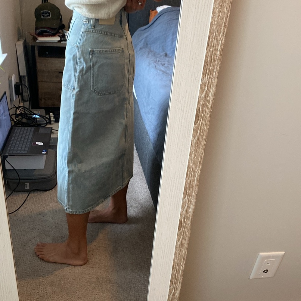 NWOT Citizens of Humanity midi denim skirt - Picture 2 of 6